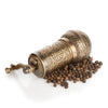 Black Pepper and Spice Grinder, Manual Pepper Mill with Handle - CRYSTALIA GLASS